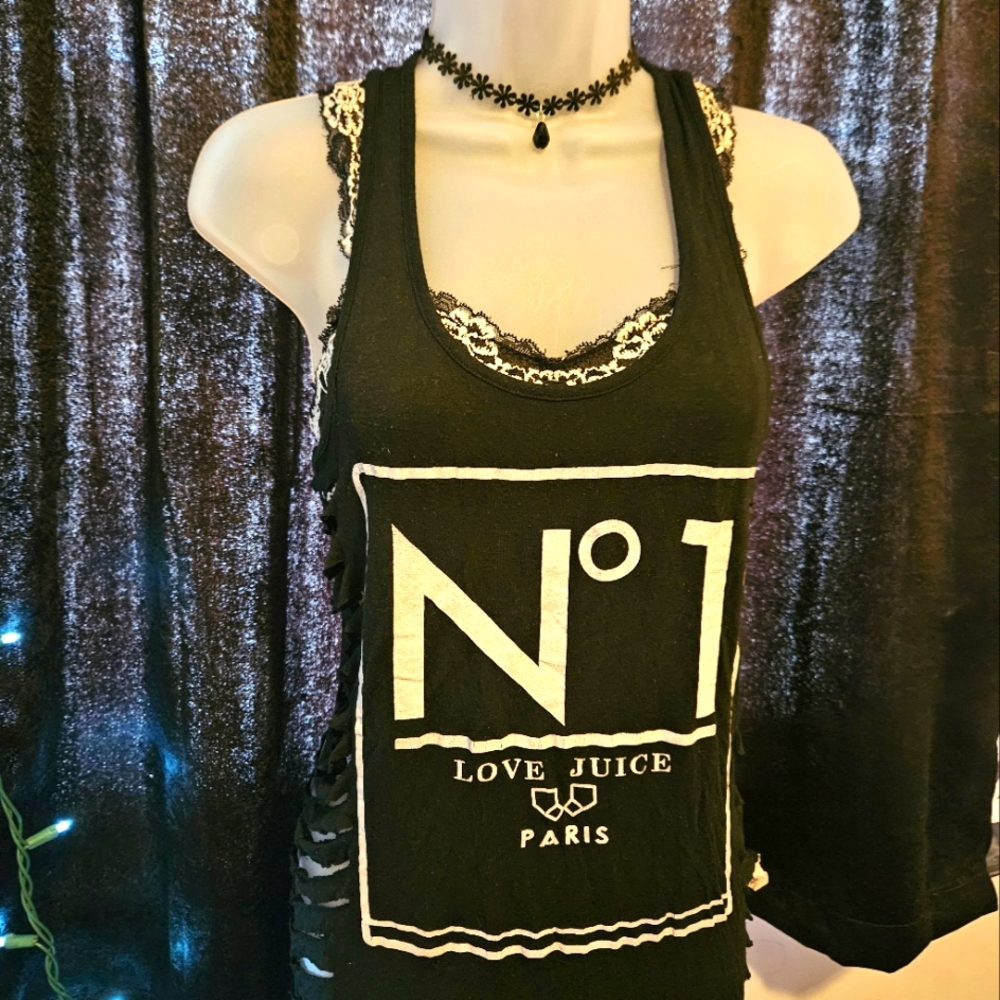 Ocasion brand black tank size M